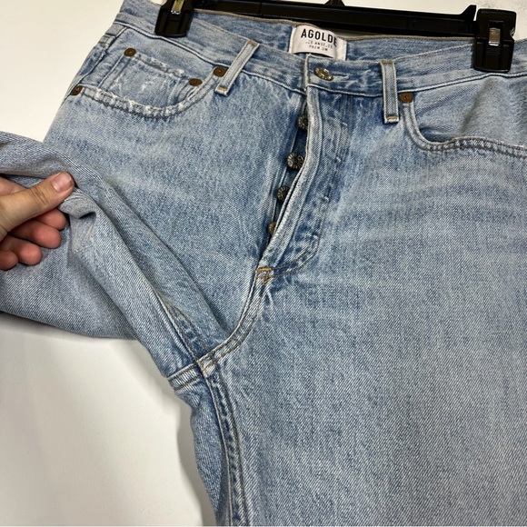 Agolde Jamie Button Fly Jean Size 26 - Picture 8 of 10